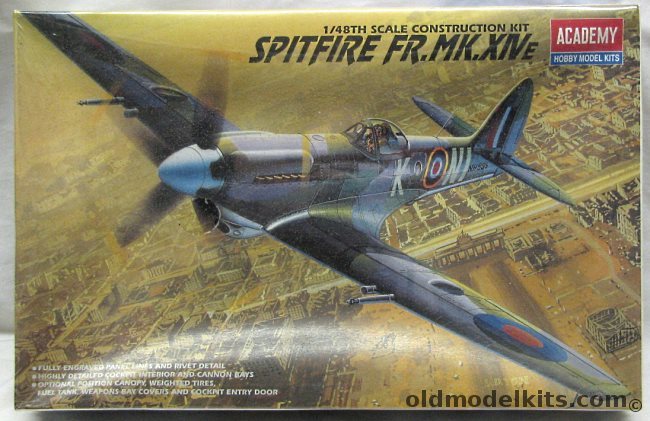 Academy 1/48 Spitfire FR.MK.XIVe - (Spitfire XIVe), 2161 plastic model kit